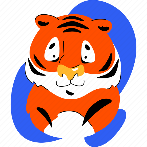 Tiger, wild, animal, zoo icon - Download on Iconfinder
