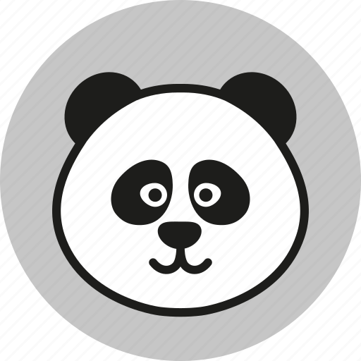 Cute, logo, panda, wild, zoo, animal, forest icon - Download on Iconfinder