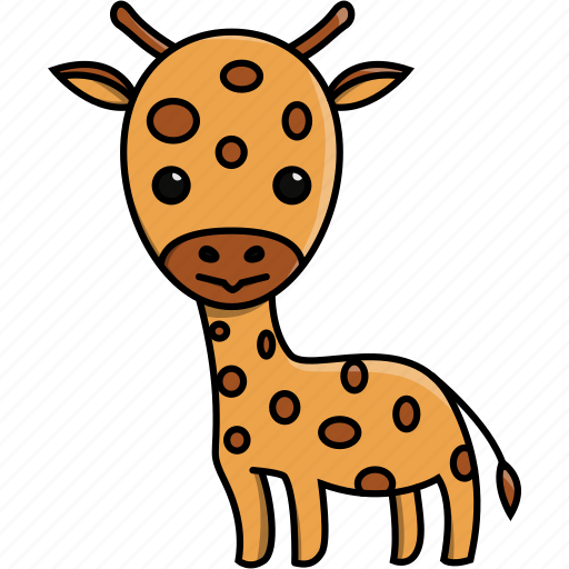 Africa, animal, cute, giraffe, jungle, nature, zoo icon - Download on Iconfinder