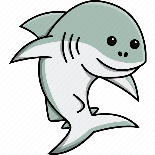 Animal, aquarium, cute, fish, nature, sea, shark icon - Download on Iconfinder
