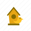 animal, bird, birdhouse