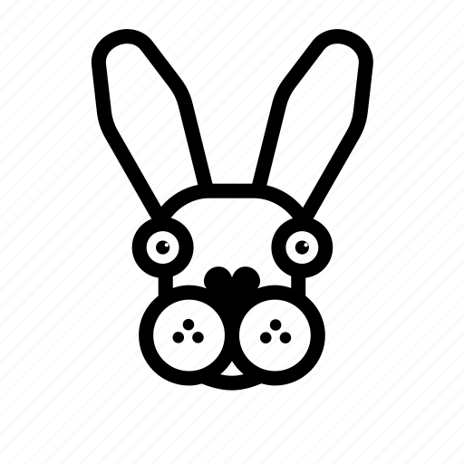 Animal, rabbit, rabbit face, rabbit head, easter, pet, spring icon - Download on Iconfinder