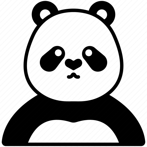 Panda, bear, animal, creature, fluffy, character icon - Download on Iconfinder
