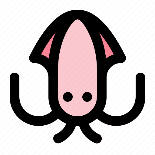 Animal, animals, jungle, nature, squid, zoo icon - Download on Iconfinder