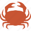 cancer, crab, crustacean, decapod, decapoda, seafood, shell 