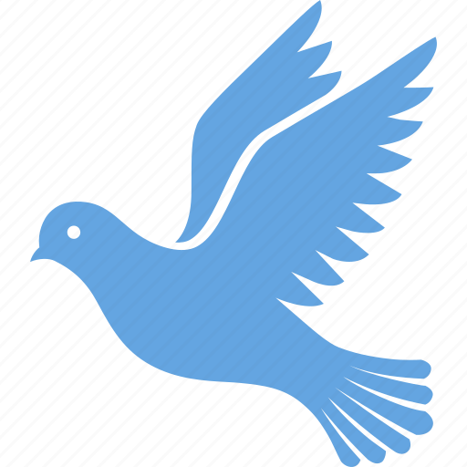 Bird, columbidae, dove, fly, flying, peace, wings icon - Download on Iconfinder