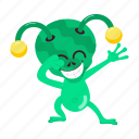 alien, monster mouth, ugly, creepy, cartoon