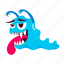alien, scared, frightened, monster, cartoon 