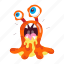 alien, scared, frightened, monster, cartoon 