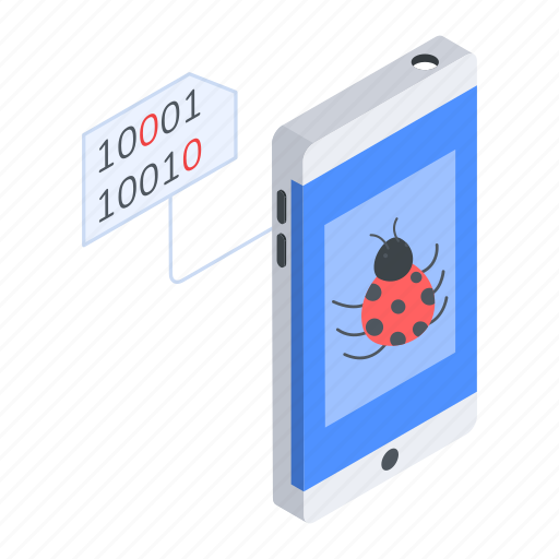 Phone virus, mobile virus, app bug, phone bug, mobile bug icon - Download on Iconfinder