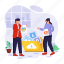 blockchain illustrations, tokenization, nft market, blockchain technology, nft apps 