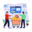 blockchain illustrations, tokenization, nft market, blockchain technology, nft apps 