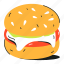 hamburger, cheeseburger, junk food, burger, fast food 