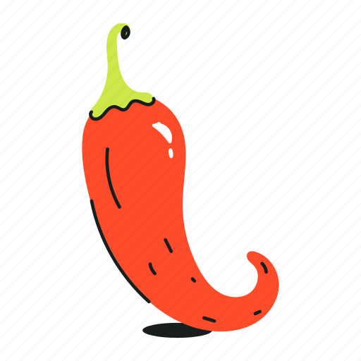 Red chilli, red pepper, food spice, hot chilli, red paprika icon - Download on Iconfinder