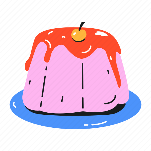Jelly, jelly pudding, gelatin, dessert, food icon - Download on Iconfinder