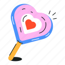 confectionery, round lollipop, sweetmeat, sweet stick, candy stick