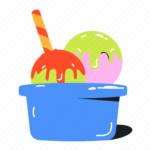 Ice cream, frozen dessert, ice popsicle, frozen food, frozen lolly icon - Download on Iconfinder