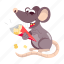 cute rat, mouse cartoon, rodent, mouse character, mascots 