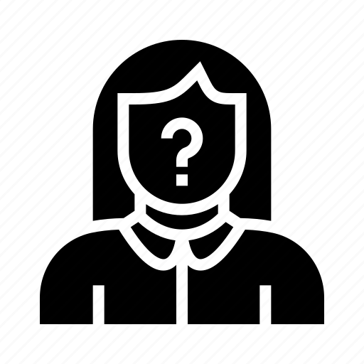 Anonymous, woman, unknown, avatar, user, secret, mystery icon - Download on Iconfinder
