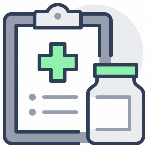 Medical, prescription, clipboard, bottle, drug, pharmacy icon - Download on Iconfinder
