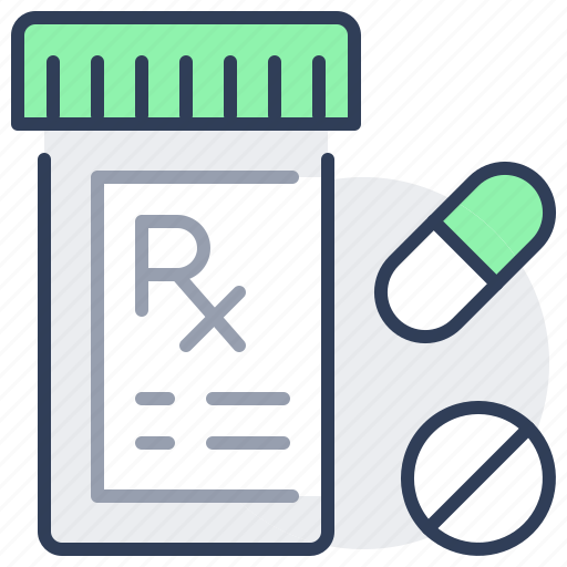 Prescription, bottle, rx, pill, pharmacy, capsule icon - Download on Iconfinder