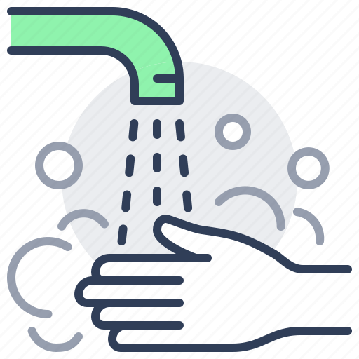 Wash, hands, properly, disease, prevention icon - Download on Iconfinder