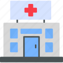clinic, healthcare, hospital, medical, icon