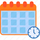 deadline, calendar, limit, time, work, icon