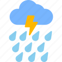 rain, cloud, forecast, precipitation, rainy, storm, weather, icon