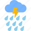 rain, cloud, forecast, precipitation, rainy, storm, weather, icon 