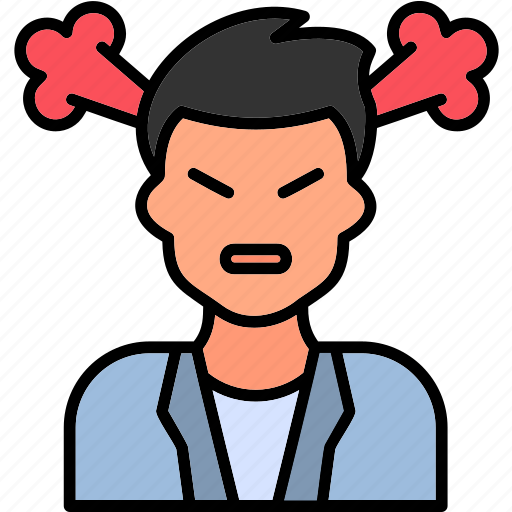 Anger, emotion, rage, teen, icon icon - Download on Iconfinder