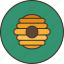 badge, beehive, symbol, nest, figure 