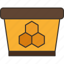 beeswax, organic, canister, product, package