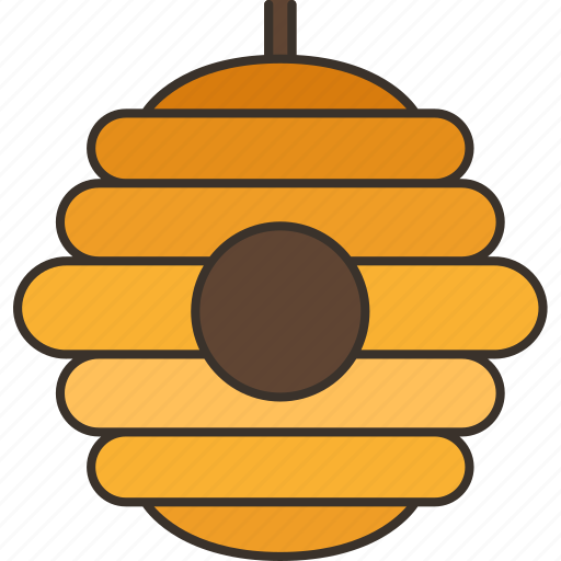 Hive, bee, hanging, nest, apiary icon - Download on Iconfinder