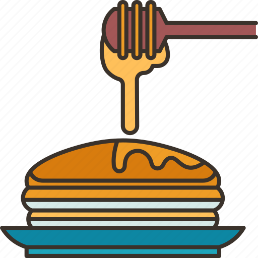 Pancake, honey, syrup, dipper, delicious icon - Download on Iconfinder