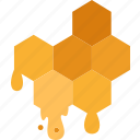 honeycomb, bee, hive, wax, hexagons