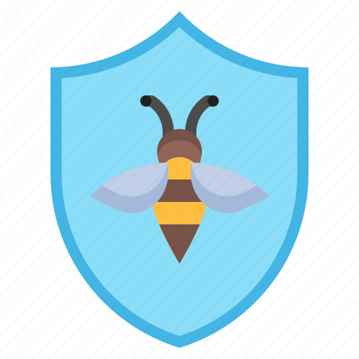 Protect, shield, insect, security, apiary icon - Download on Iconfinder