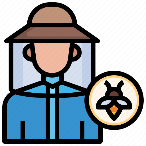 Beekeeper, job, professions, and, jobs, people, apiary icon - Download on Iconfinder