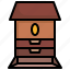 bee, house, farming, and, gardening, beehive, honey 