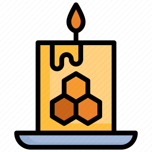 Candles, candlestick, ornamental, bee, wax icon - Download on Iconfinder
