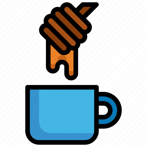 Drink, food, and, restaurant, soft, glass, honey icon - Download on Iconfinder