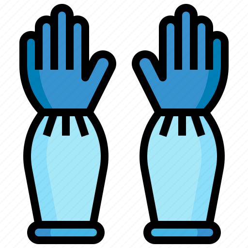 Gloves, hand, glove, farming, and, gardening, professions icon - Download on Iconfinder