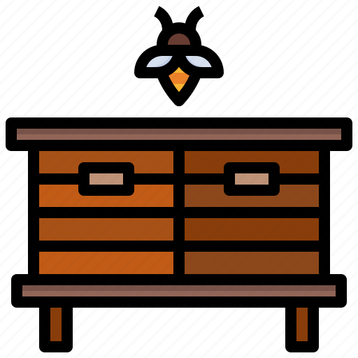 Long, box, hive, apiary, farm, bees, farming icon - Download on Iconfinder