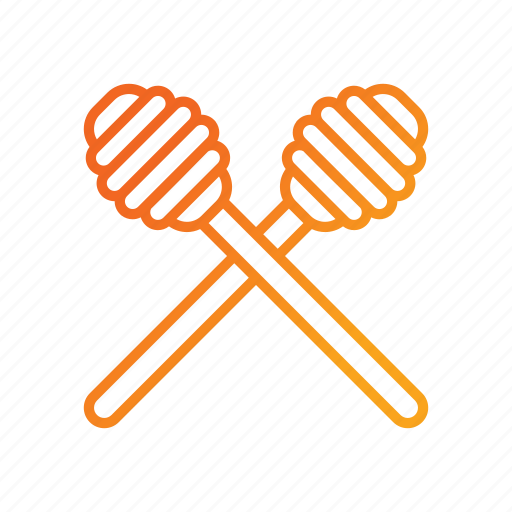 Honey, honey dippers, honey spoon, honey wand icon - Download on Iconfinder