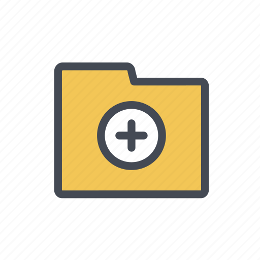 Add, folder, file, storage icon - Download on Iconfinder