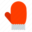 christmas, mitten, gift, glove, winter