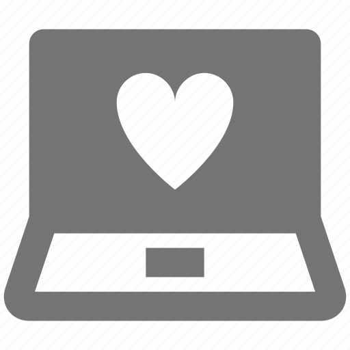 Heart, laptop, like icon - Download on Iconfinder