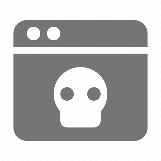 Skull, window, application icon - Download on Iconfinder
