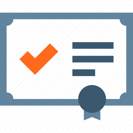 Approve, certificate, check, checkmark, diploma, ok, quality icon - Download on Iconfinder