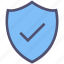 approved, check mark, protection, safe, secured, security, shield 